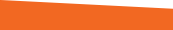 orange banner with top line sloping down
