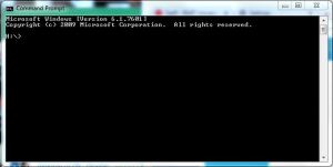 Command Prompt to access DOS interface on a Windows PC