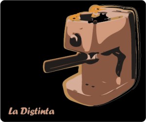 Illustration of DeLonghi Distinta Coffee Machine by Federico Viola