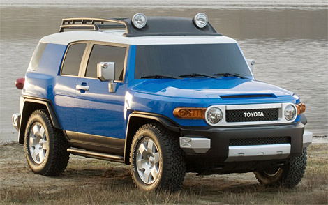 Blue Toyota FJ Cruiser found on Flicker