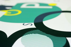 Gill Sans Poster - close up